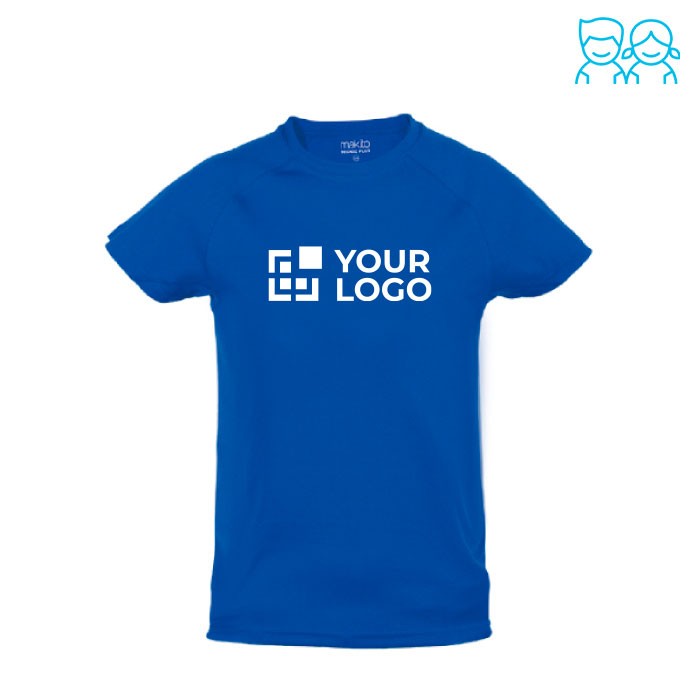 Camisetas deportiva personalizada niños 135 g/m2 vista principal Camisetas deportiva personalizada niños 135 g/m2 vista principal