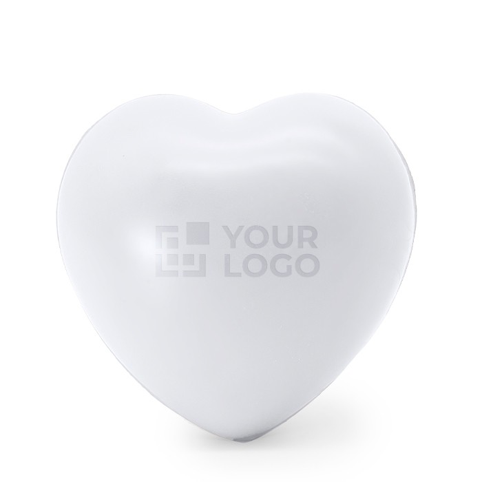 Antiestrés en forma de corazón de varios colores para personalizar vista principal