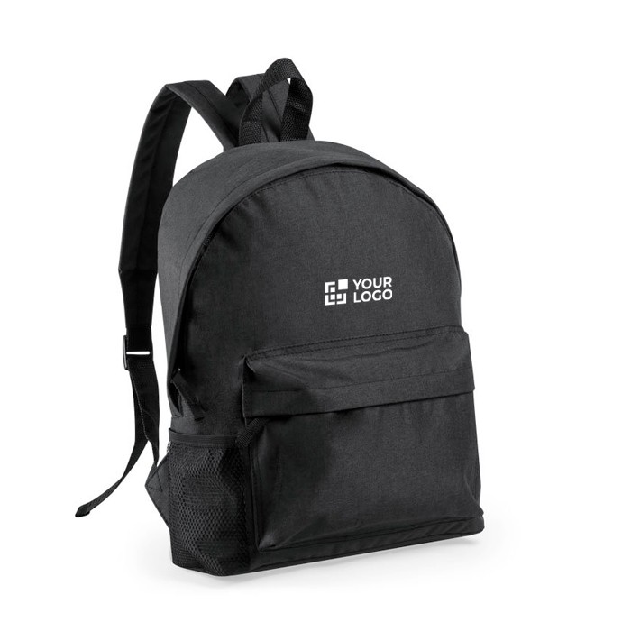 Mochila acolchada de plástico reciclado vista principal