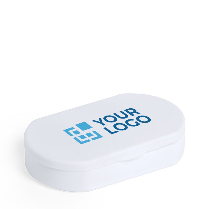 Pastillero antibacteriano con 3 compartimentos vista principal