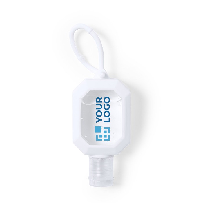 Botes de gel hidroalcohólico con aloe vera vista principal