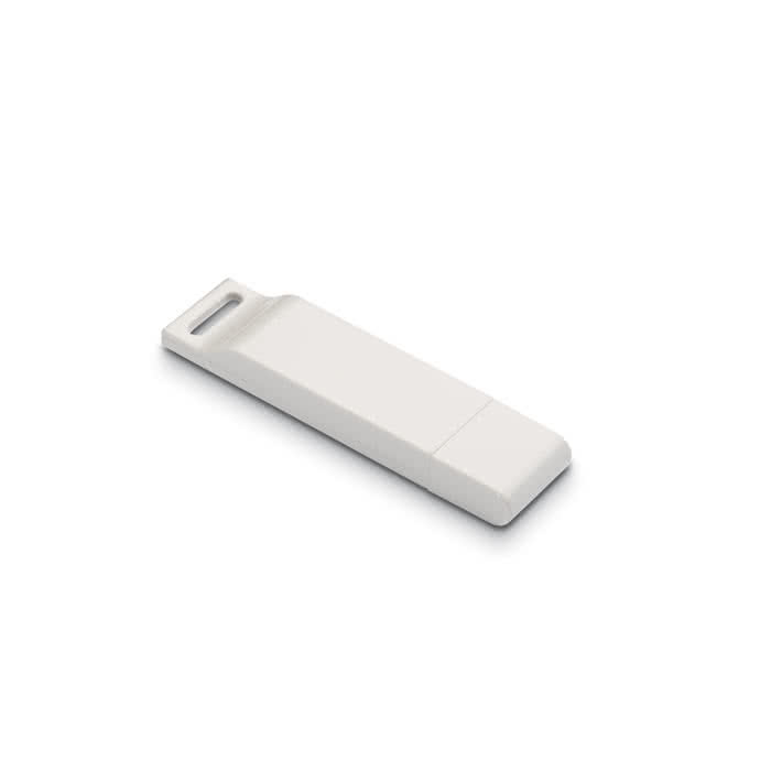 usb promocionales para persnonalizar color blanco