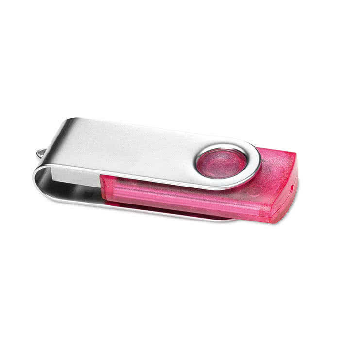 usb personalizado decuerpo transparente color gris