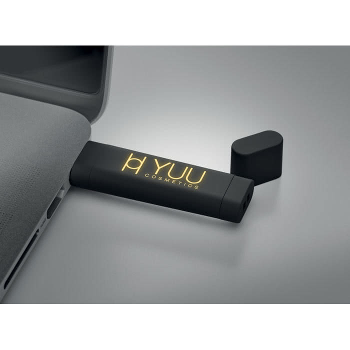 Llave usb de diseño con luz que ilumina el logo Llave usb de diseño con luz que ilumina el logo