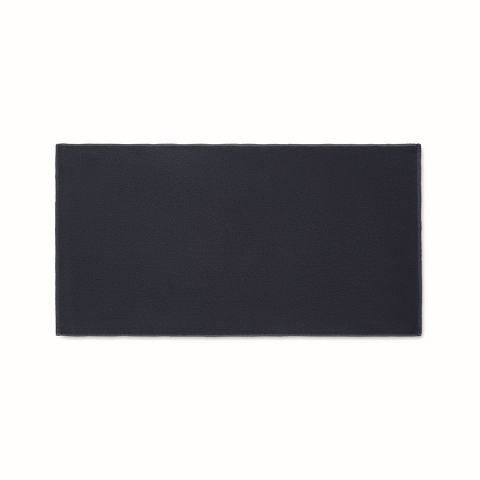 Toalla SEAQUAL® algodón y poliéster reciclado 500 g/m2 70x140cm color azul segunda vista