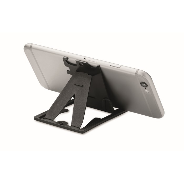 Multiherramienta de acero con 6 funciones y soporte para teléfono color negro sexta vista Multiherramienta de acero con 6 funciones y soporte para teléfono color negro sexta vista