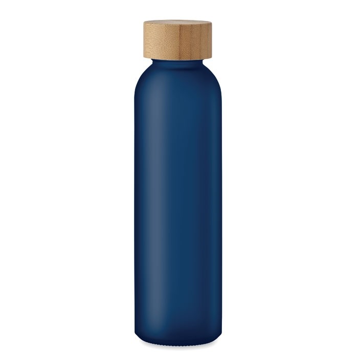 Botella de cristal personalizada de color 500ml Crystal Resistant color azul Botella de cristal personalizada de color 500ml Crystal Resistant color azul