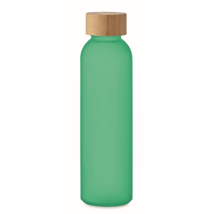 Botella de cristal personalizada de color 500ml Crystal Resistant color verde Botella de cristal personalizada de color 500ml Crystal Resistant color verde