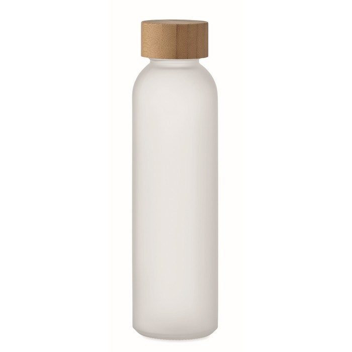 Botella de cristal personalizada de color 500ml Crystal Resistant color blanco Botella de cristal personalizada de color 500ml Crystal Resistant color blanco