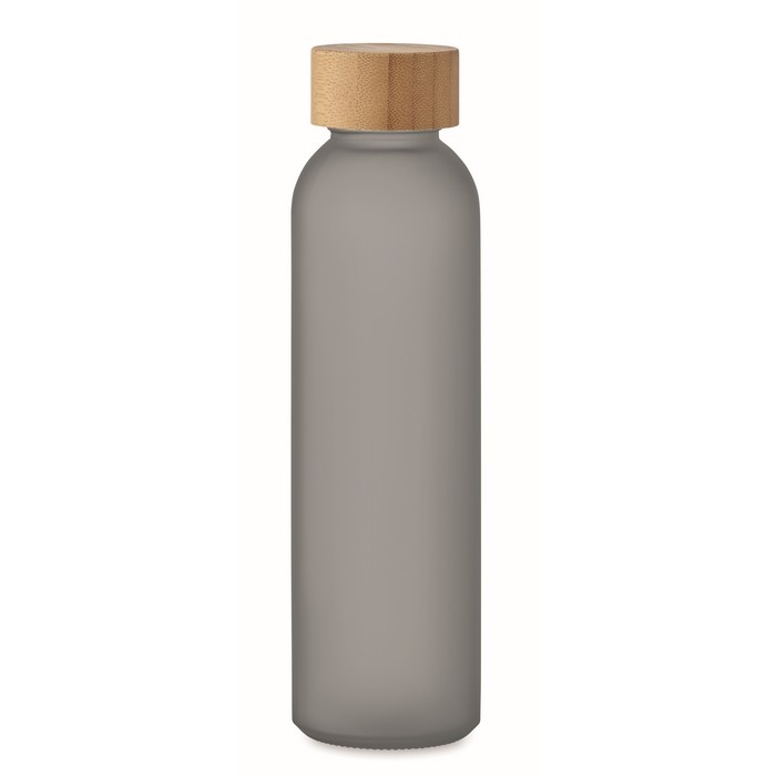 Botella de cristal personalizada de color 500ml Crystal Resistant color gris Botella de cristal personalizada de color 500ml Crystal Resistant color gris