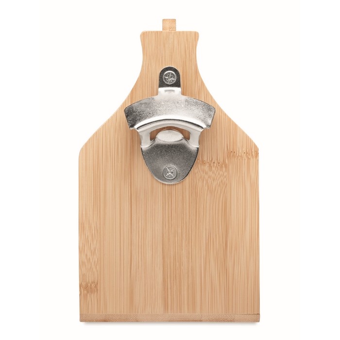 Caja cervecera de bambú con abridor y capacidad para 6 botellas color madera sexta vista Caja cervecera de bambú con abridor y capacidad para 6 botellas color madera sexta vista