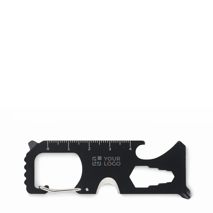 Multiherramientas de bolsillo de acero inoxidable con 8 funciones vista de impresión Multiherramientas de bolsillo de acero inoxidable con 8 funciones vista de impresión