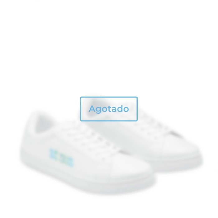 Zapatillas ligeras de PU con suela de goma vista de impresión agotado