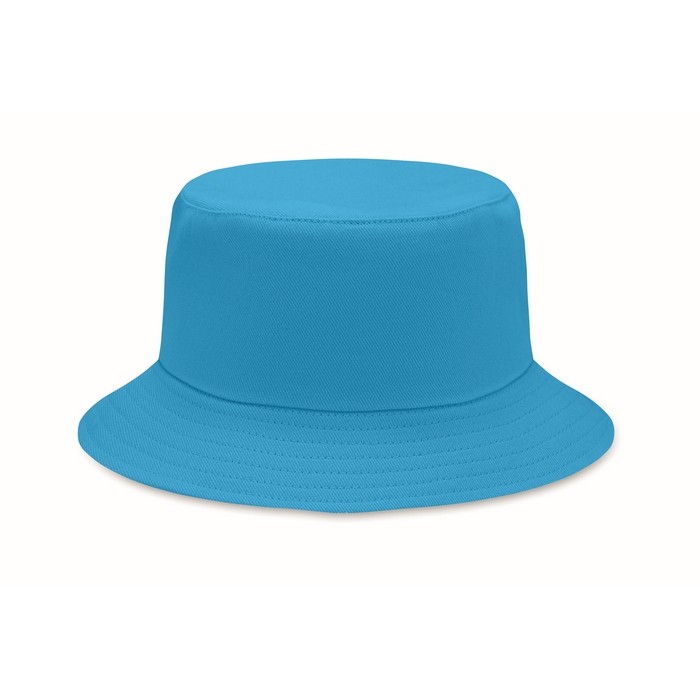 Gorro estilo pescador de algodón en varios colores 260 g/m2 color turquesa Gorro estilo pescador de algodón en varios colores 260 g/m2 color turquesa