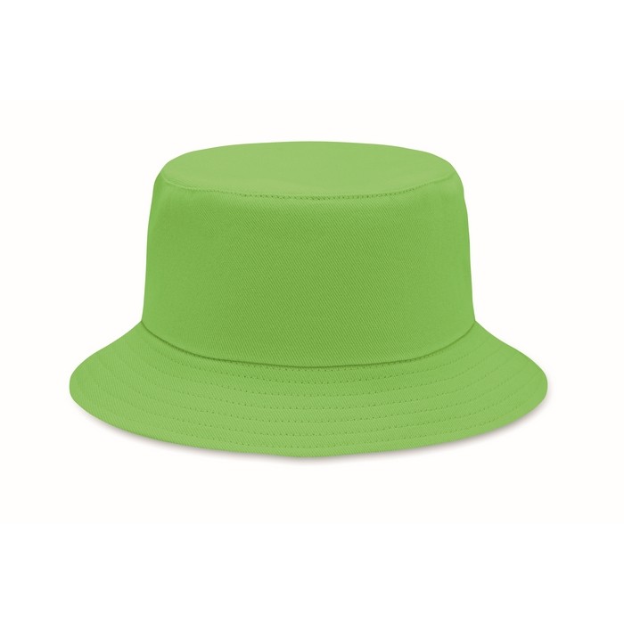 Gorro estilo pescador de algodón en varios colores 260 g/m2 color verde lima Gorro estilo pescador de algodón en varios colores 260 g/m2 color verde lima