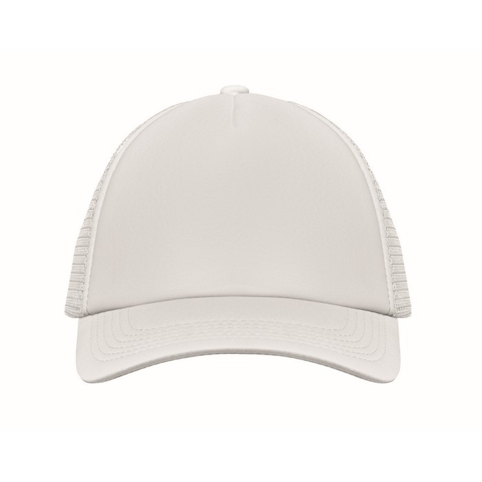 Gorra de beisbol en poliéster con parte frontal en blanco 150 g/m2 segunda vista