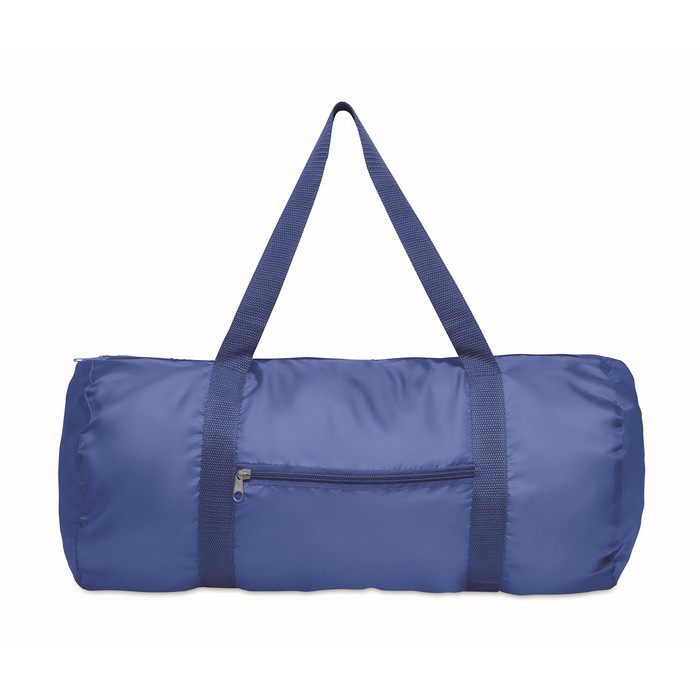 Bolsa deportiva con bolsillo frontal y capacidad de 20L color azul real tercera vista Bolsa deportiva con bolsillo frontal y capacidad de 20L color azul real tercera vista