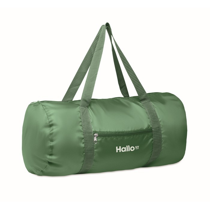 Bolsa deportiva con bolsillo frontal y capacidad de 20L color verde oscuro vista principal Bolsa deportiva con bolsillo frontal y capacidad de 20L color verde oscuro vista principal