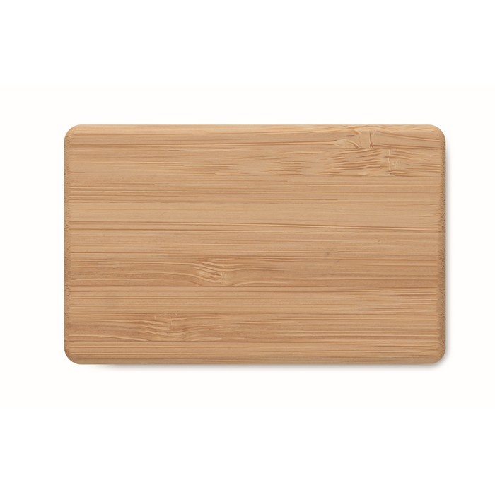 Auriculares inalámbricos con micrófono en estuche de bambú color madera septima vista Auriculares inalámbricos con micrófono en estuche de bambú color madera septima vista