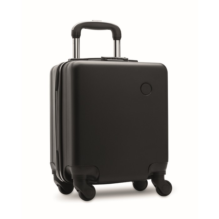Trolley de ABS con 4 ruedas y cerradura de combinación 14'' color negro Trolley de ABS con 4 ruedas y cerradura de combinación 14'' color negro