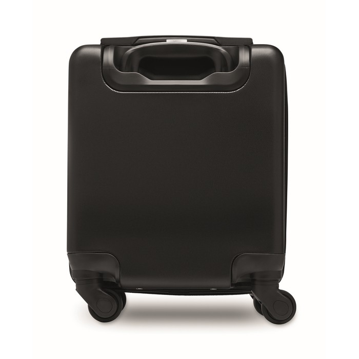 Trolley de ABS con 4 ruedas y cerradura de combinación 14'' color negro Trolley de ABS con 4 ruedas y cerradura de combinación 14'' color negro