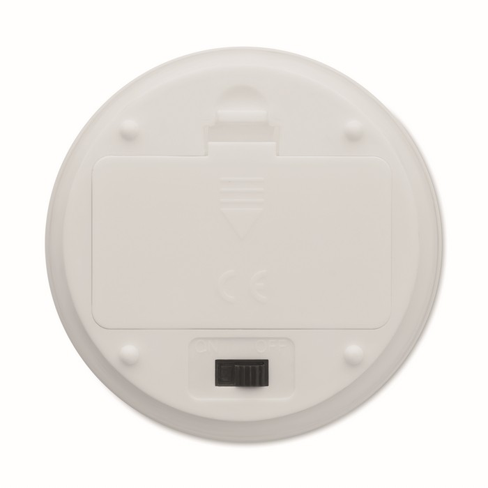 Vela en tarro transparente con luz LED y efecto de llama real color blanco quinta vista Vela en tarro transparente con luz LED y efecto de llama real color blanco quinta vista