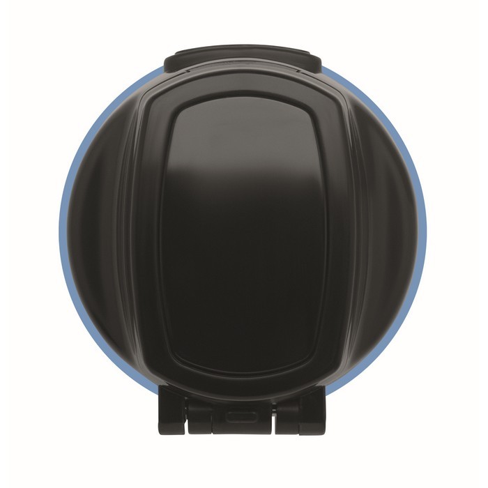 Botella antifugas de RPET con horario de consumo de agua 1L color azul Botella antifugas de RPET con horario de consumo de agua 1L color azul