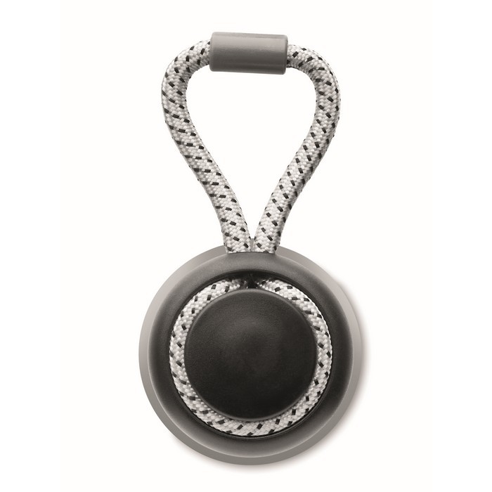 Botella antifugas de acero inoxidable con asa de cordón 500ml color plateado mate octava vista