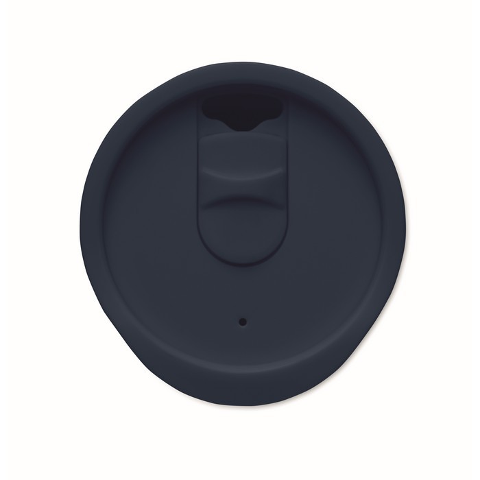 Vaso para llevar de doble pared cierre deslizante en la tapa color azul marino sexta vista Vaso para llevar de doble pared cierre deslizante en la tapa color azul marino sexta vista