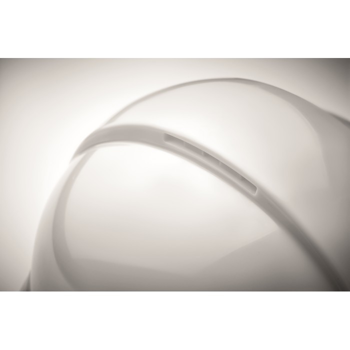 Casco de trabajo con diadema ajustable entre los 52 y 62cm color blanco vista fotografía sexta vista Casco de trabajo con diadema ajustable entre los 52 y 62cm color blanco vista fotografía sexta vista