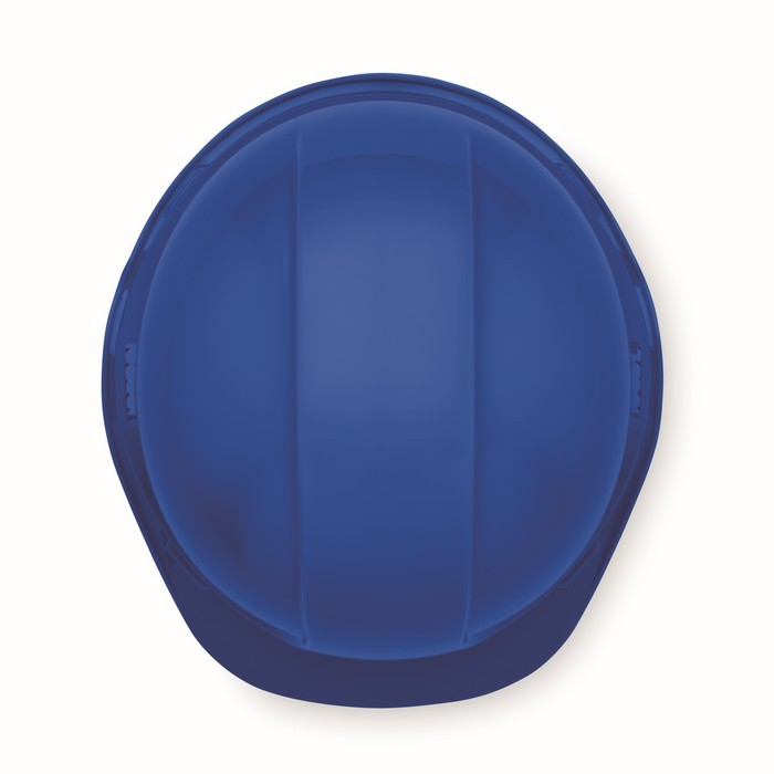 Casco de trabajo con diadema ajustable entre los 52 y 62cm color azul real decima vista Casco de trabajo con diadema ajustable entre los 52 y 62cm color azul real decima vista