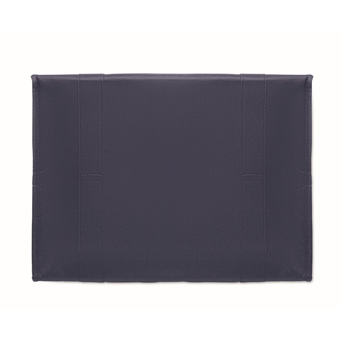 Bolsa nevera de non woven con aislamiento de aluminio 25L color azul sexta vista Bolsa nevera de non woven con aislamiento de aluminio 25L color azul sexta vista