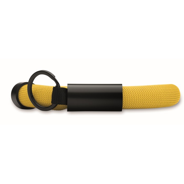 Llavero pulsera flotante ideal para portarlo en el agua color amarillo cuarta vista Llavero pulsera flotante ideal para portarlo en el agua color amarillo cuarta vista
