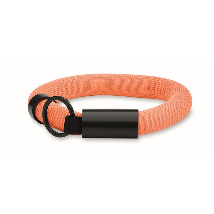 Llavero pulsera flotante ideal para portarlo en el agua color naranja Llavero pulsera flotante ideal para portarlo en el agua color naranja