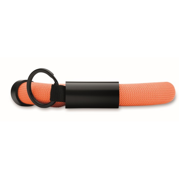 Llavero pulsera flotante ideal para portarlo en el agua color naranja cuarta vista Llavero pulsera flotante ideal para portarlo en el agua color naranja cuarta vista