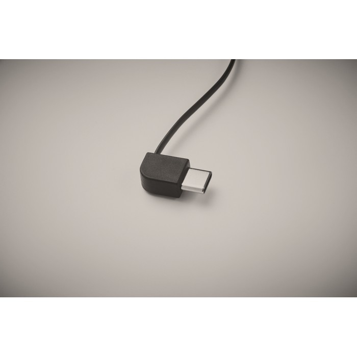 Powerbank magnética con cables incorporados en la misma 2.500 mAh color negro vista fotografía sexta vista Powerbank magnética con cables incorporados en la misma 2.500 mAh color negro vista fotografía sexta vista