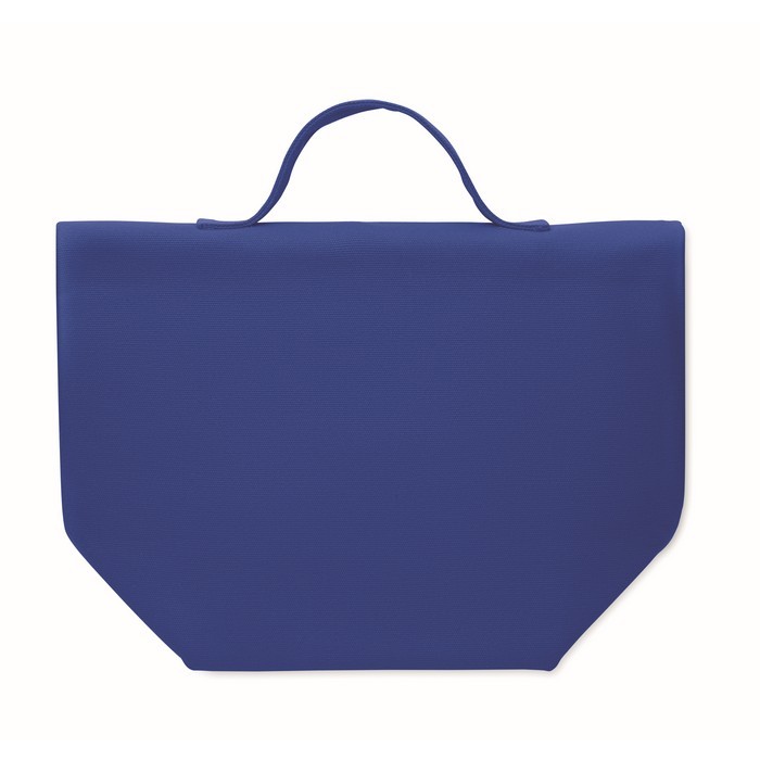 Bolsa nevera personal con cierre rolltop y asa de transporte color azul real octava vista Bolsa nevera personal con cierre rolltop y asa de transporte color azul real octava vista