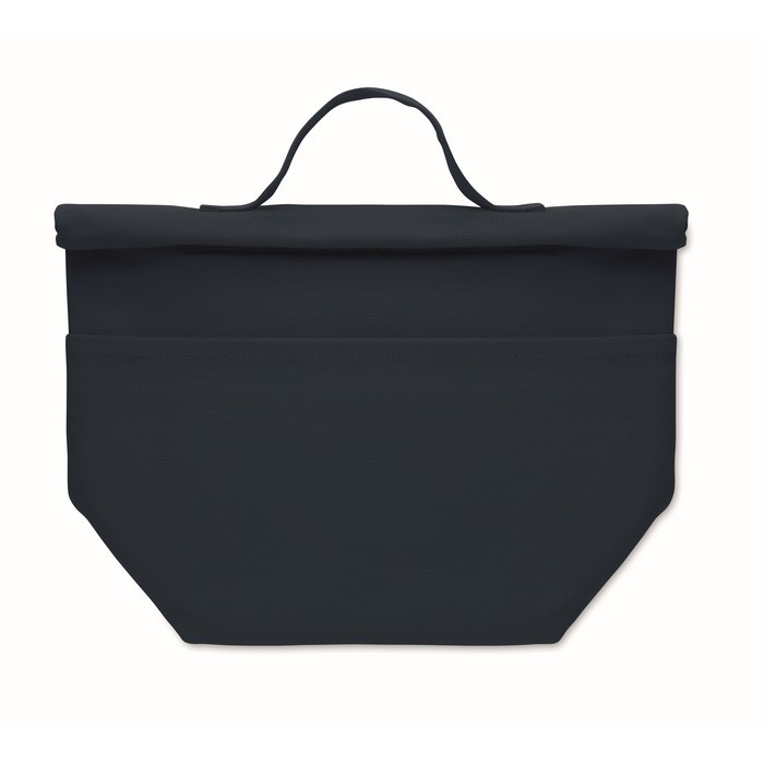 Bolsa nevera personal con cierre rolltop y asa de transporte color azul marino sexta vista Bolsa nevera personal con cierre rolltop y asa de transporte color azul marino sexta vista