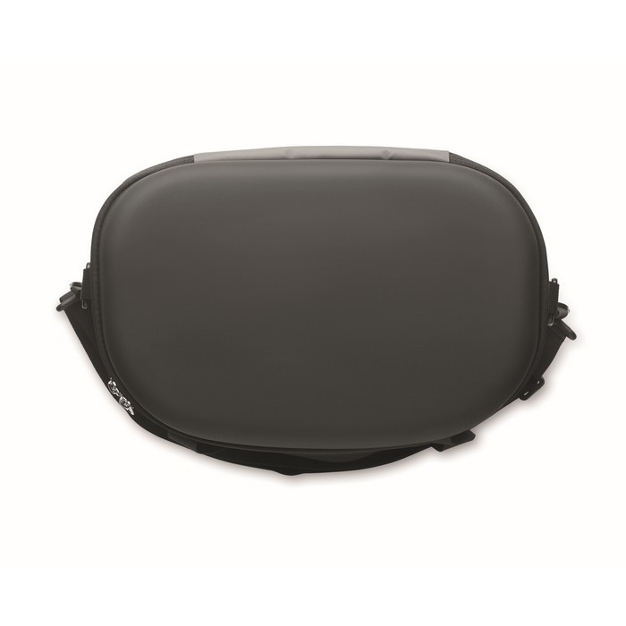 Bolsa nevera de lona con apertura en la parte superior 16L color gris oscuro novena vista Bolsa nevera de lona con apertura en la parte superior 16L color gris oscuro novena vista