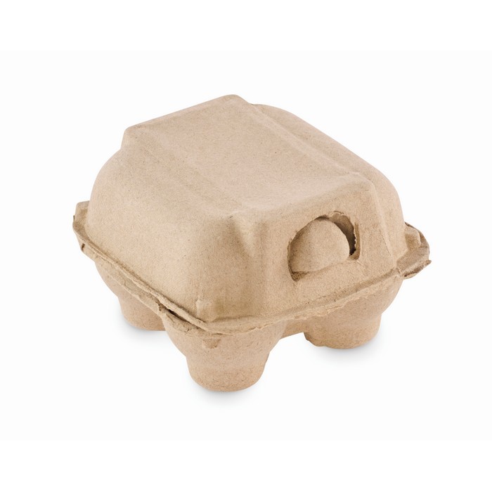 Set de 4 huevos de pascua de madera para pintar con acuarelas color madera segunda vista