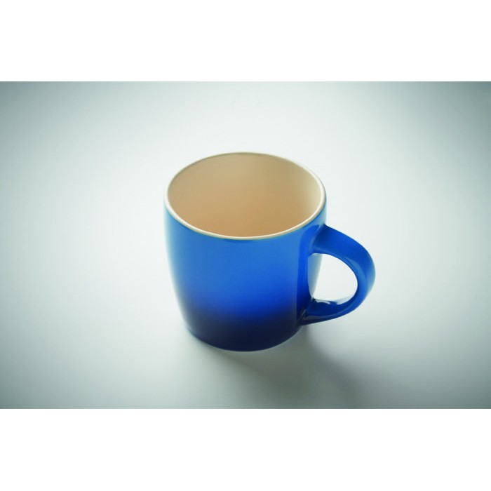 Taza de cerámica en varios colores con degradado 300ml color azul Taza de cerámica en varios colores con degradado 300ml color azul