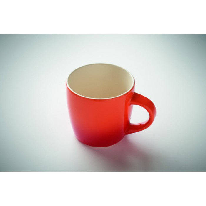 Taza de cerámica en varios colores con degradado 300ml color naranja Taza de cerámica en varios colores con degradado 300ml color naranja