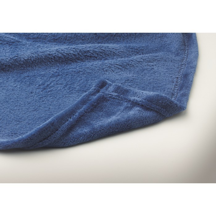 Manta o almohada para viajes con tira para trolley 220 g/m2 color azul vista fotografía sexta vista Manta o almohada para viajes con tira para trolley 220 g/m2 color azul vista fotografía sexta vista