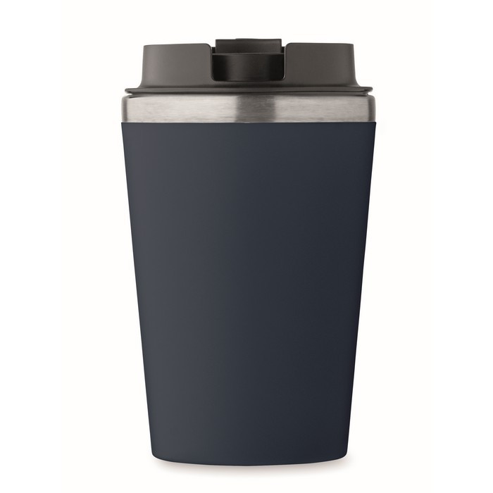 Vaso doble pared con revestimiento de cerámica en el interior 350ml color azul marino quinta vista Vaso doble pared con revestimiento de cerámica en el interior 350ml color azul marino quinta vista