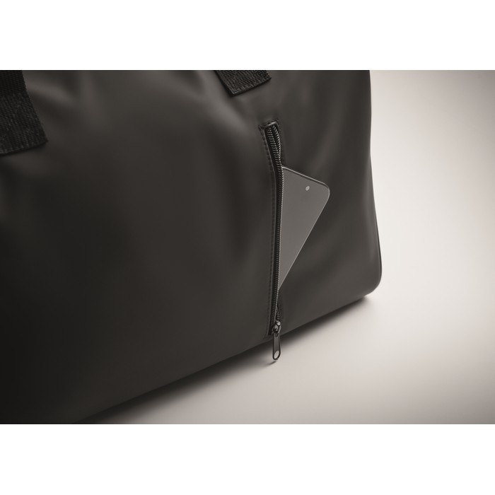 Bolsa de suave tacto con doble asa y bandolera desmontable color negro vista fotografía septima vista Bolsa de suave tacto con doble asa y bandolera desmontable color negro vista fotografía septima vista