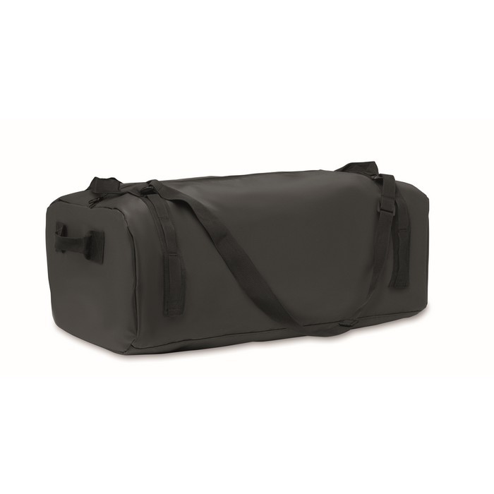 Bolsa grande de lona con bandolera ajustable y desmontable color negro Bolsa grande de lona con bandolera ajustable y desmontable color negro