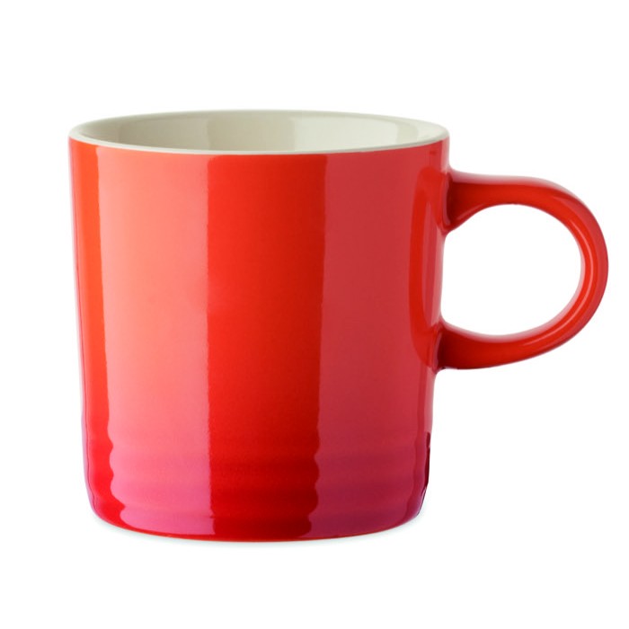 Taza de cerámica con degradado de color e interior blanco 290ml color naranja Taza de cerámica con degradado de color e interior blanco 290ml color naranja