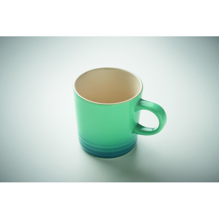 Taza de cerámica con degradado de color e interior blanco 290ml color turquesa Taza de cerámica con degradado de color e interior blanco 290ml color turquesa