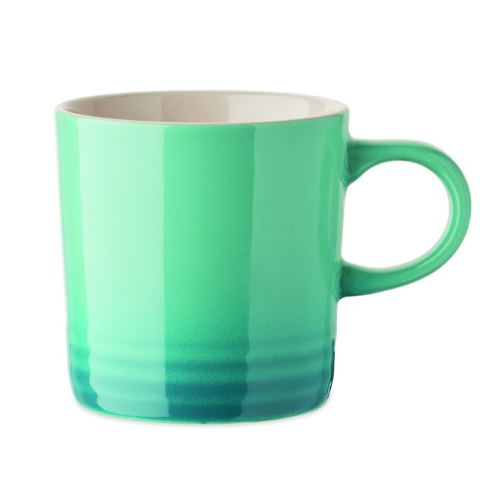 Taza de cerámica con degradado de color e interior blanco 290ml color turquesa Taza de cerámica con degradado de color e interior blanco 290ml color turquesa