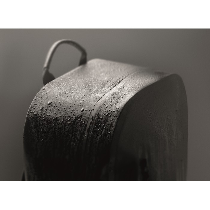 Mochila negra para portátil de RPET resistente al agua 16'' color negro vista fotografía